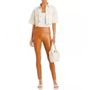 Faux Leather Liquid Leggings Bagatelle Collection C16